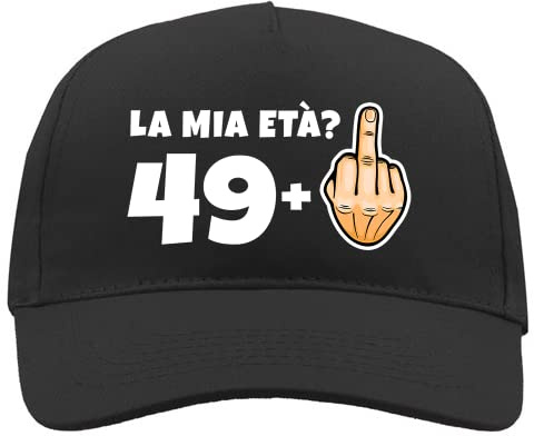 Generico Casquette 50 Ans Drôle Anniversaire Homme Femme Gadget Cadeau Vêtements - Doigt Moyen 50 Ans, 50 ans, Taille Unique