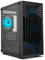 NOX XTREME PRODUCTS Infinity Epsilon - Mid-Tower M-ATX/ITX ARGB Rainbow, Front Mesh, Panneau latéral en Verre trempé, 4 Ventilateurs installés, comp. Cartes Graphiques jusqu'à 310mm, USB 3.0, Noir