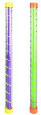 Qianly 2 Piezas Tubos Groan Juguetes Ruido Fiesta Trucos PVC Sonido Divertido para Niños Adultos Regalos Diversión Juegos Hogar Interior Exterior, Espiral