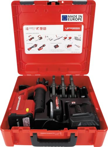 ROTHENBERGER ROMAX COMPACT III Set TH16-20-26, 2Ah, EU, CAS | 1000004279 | Pressdatenerfassung, Pressbacken
