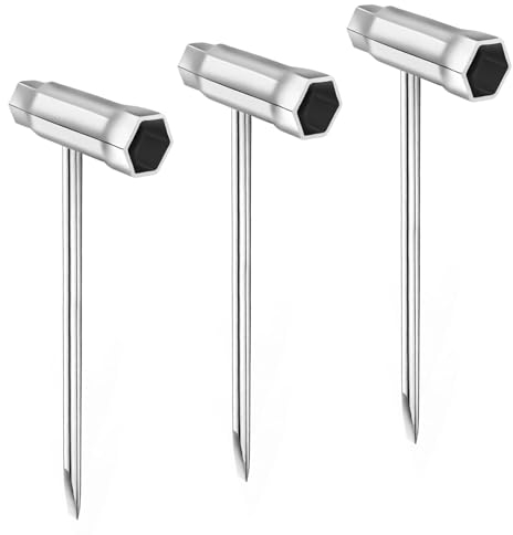 Fonyet 3 llave bujías para cortacésped 13 x 19 mm llave de motosierra en forma de T con destornillador ranurado, accesorios para motosierra