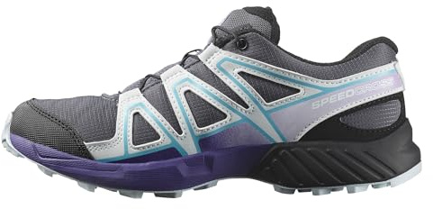 Salomon Unisex Kids Speedcross Trail Running Shoe, Turbulence Ballad Blue Liberty, 3.5 UK Child