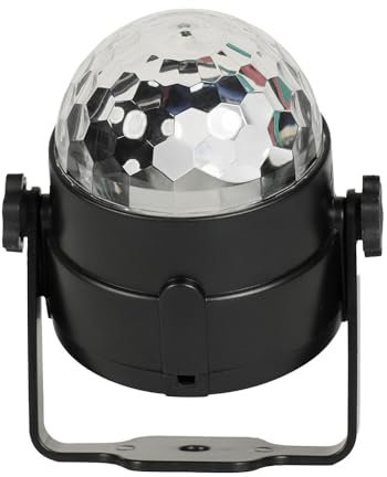 ValueLights | Disco Ball Party Light Projector Lamp LED Colour Changing Disco Lights, USB Powered with Remote Control | Novelty & Home Improvements Essential