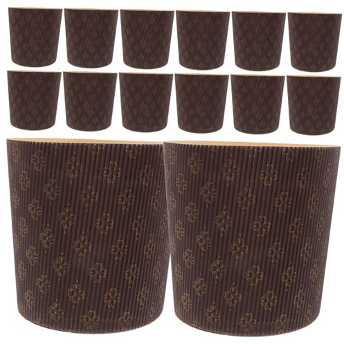 ABOOFAN 25 Cápsulas De Papel Para Muffins Antigrasa, Molde Para Cupcakes 4 Pulgadas, Papel Resistente Para Hornear, Repostería, Fiestas, Panadería, 25 Unidades