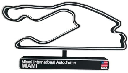 Kanoretech Circuit Miami, Maquette 3D du Circuit de F1, Décoration Automobile