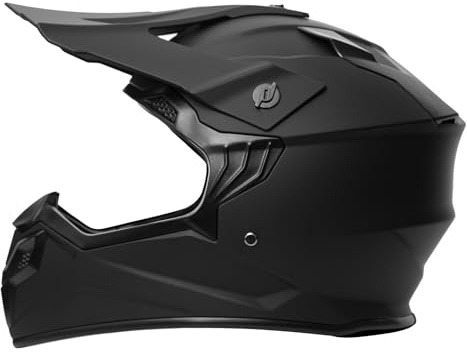 Adult Motocross Helmet, ECE22.06 Approved, Full Face Motorcycle Dirt Bike Off-Road Mountain Bike BMX MX ATV Downhill Helmets for Unisex-Adult Men Women(Black,XL)