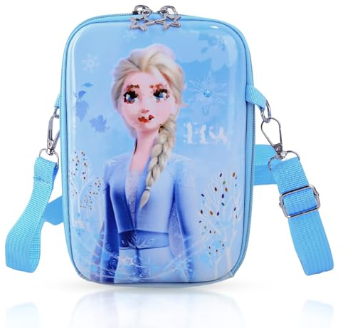 yumcute Umhängetasche Kinder Mädchen Els Tasche- Mädchen Kinderhandtasche Schultertasche Prinzessin Handtasche Kindertasche mit Verstellbarem Gurt zum Ausgehen oder Reisen, Geschenke für Kinder Girls