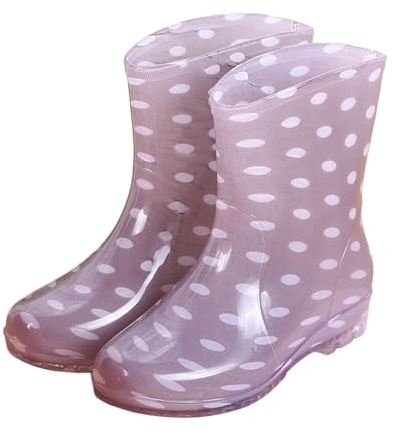 Stivali di Gomma Leggeri da Donna Leggeri Scarpe da Giardiniere Esterno con Comfort Ultimi con Suola Antiscivolo Moda Antivento Stivali Stivaletti Corti Impermeabili Stivaletti Pioggia Antivento