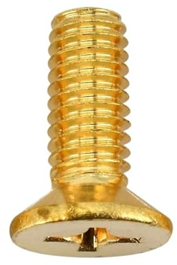 M2 M2.5 M3 M4 M5 M6 M8 Brass Machine Screws Countersunk/Round Head Cross Flat Head Metric Thread Screw 5Pcs-200Pcs(Countersunk Head,8MM_M3 (30PCS))