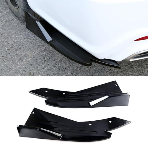 Auto Heckspoiler für BMW F31 Touring 2012-2019 318d 320d 320i 328i 328d 330i 2000-2024, Auto Heckstoßstange Lip Diffusor Hinten Stoßstangen Diffusor Splitter Kratzschutz Auto Seitenschweller