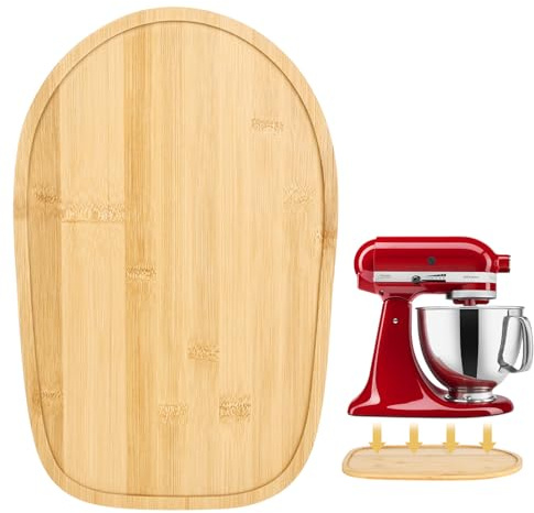 Kitchen Aid Artisan Planche coulissante en bambou pour robot de cuisine Kitchen Aid Artisan 4,3 à 4,8 l