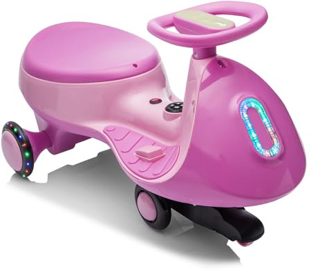 LALAHO Voiture électrique Enfant, Véhicule électrique Enfant 2 en 1 | MP3 pour Enfants à Partir de 3 Ans