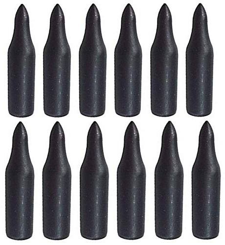 Milaem 50 Stück Pfeilspitzen Stahl Traditionelle Jagdspitzen Pfeilspitze Pfeil Tipps Feldspitze Projektilspitzen Für 8mm Bambus Pfeile und Holzpfeile