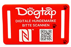 DOGTAP Light Small - Die intelligente Hundemarke mit NFC Chip, 50x30mm