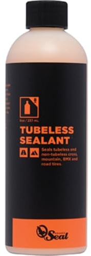 Orange Seal - Regular Formula Tubeless Bike Tire Sealant | Fast Sealing, up to 1/4 Puncture | for MTB, Road, CX and Gravel Bicycle Tires | 8oz Refill
