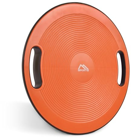 Tabla de equilibrio Premium de 40 cm de diámetro con póster de ejercicios y aplicación de ejercicios GRATIS - Tabla de equilibrio de fisioterapia, Equilibrio
