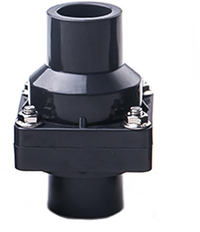 PVC-Rückschlagventil Doppelnippel für metrisches Druckrohr (DN25 Φ32mm)