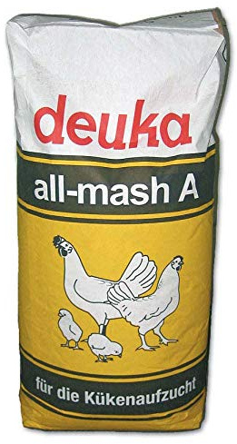 Deuka All-mash A Mehl o. Cocc 25 kg Kükenfutter Kükenaufzuchtfutter