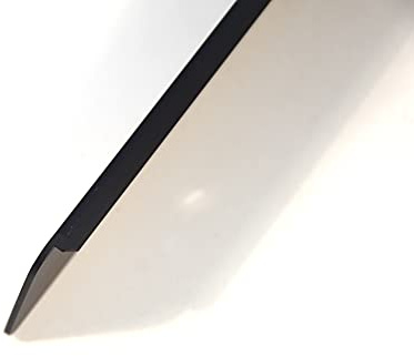 Endleiste Winkelleiste Arbeitsplatte Seiteleiste Schwarz mit Löcher 38mm Aluminium (Links)
