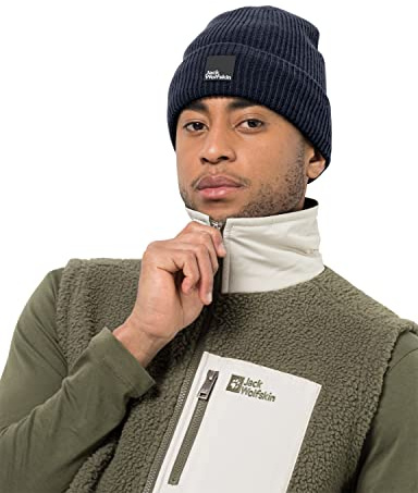 Jack Wolfskin Unisex Pergamon Beanie M tze, night blue, M EU