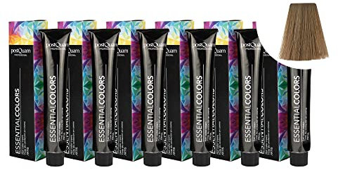 PostQuam - Pack da 6 Tinta Capelli Professionale ad Alto Potere Coprente | Colore Capelli Permanente Copertura 100% dei Capelli Grigi per un Colore Uniforme e Duraturo - Più di 90 Colori Disponibili