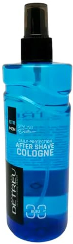 Detreu After-Shave Herren 400 ml | Cologne Spray lindert Hautrötungen | Kein Rasurbrand | Rasierwasser für Männer | Duftwasser erfrischend & vitalisierend | 03 Bleu (Blau)