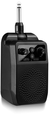 JOYO Mini Amp 5W Portable Electric Practice Amp Bluetooth Rechargeable Guitar Amplifier Built-in 4 Effects Clean Distortion Overdrive Reverb, Black (JA-05G)