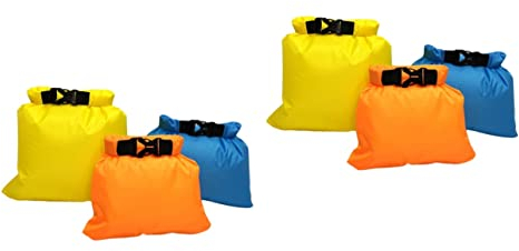 Sosoport 2 Stücke 3 1 Aufblasbare Schwimmen Pull Buoy Große Dry Bag Orange Gelb Für