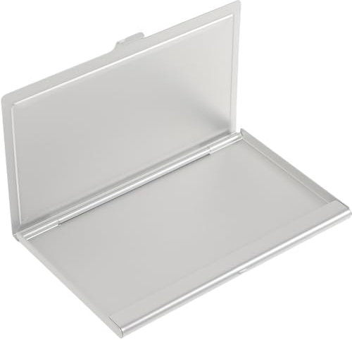 NUOBESTY 2stücke Blanko Visitenkartenetui Aluminium Für Sublimation Individueller Druck Große Kapazität Für Kreative Designs