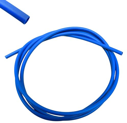 Funda para cable eléctrico de PVC azul de 3 mm, 1 metro | Aislamiento de cable y funda de identificación para cableado eléctrico