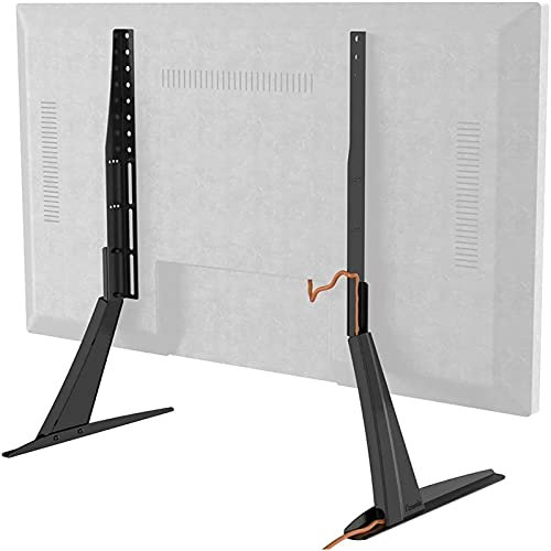 TV Wall Mount' Meuble TV d'angle au Sol avec Support pour téléviseurs de 32 à 55 Pouces, Base pivotante et Haute, Hauteur Universelle réglable Wall Mount TV Bracket