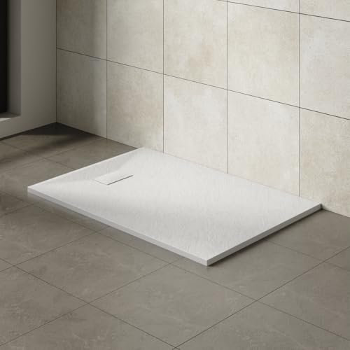 Aquariss 1400x900mm SMC Anti Slip Shower Base Tray Rectangular for Shower Enclosure White