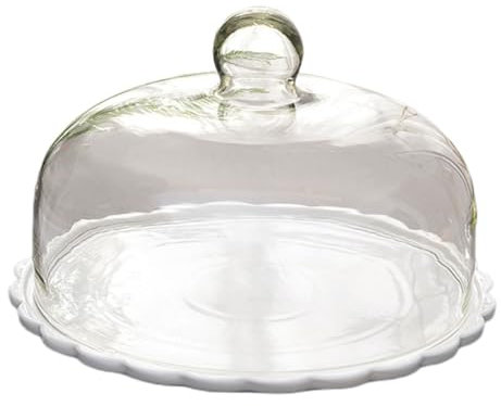 DINHEAROM 1juego Cubierta Para Pasteles y Postres Tapa Vidrio Protección De Alimentos Para Tartas Dulces y Panes Altura