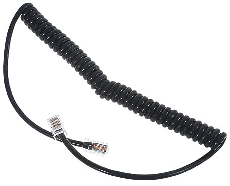 CVZJ RJ-45 8 Pin to 8Pin Microphone Cable Mic Cord Replacement for HM-151 IHM-151 IC-7000 IC-7100 OPC-1153 HM-98 Mobile Radio