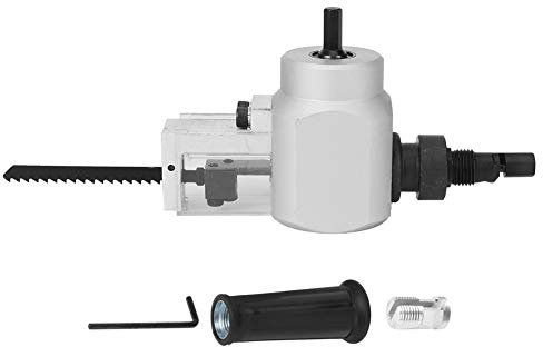 Double Head Metal Cutter Sheet Nibbler Drill Attachment Electric Wood Saw with Wrench