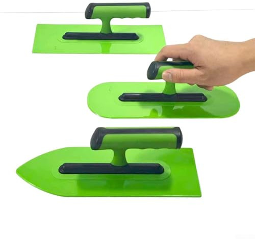 CNANRNANC 3pcs Plastic Plastering Trowel Set With ABS Material For Concrete Cement Tasks Including Wall Putty Application And Smoothing