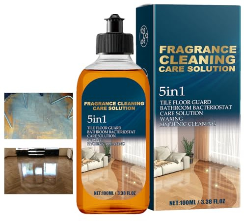 Detergente per pavimenti per la pulizia delle piastrelle, detergente per piastrelle, 100 ml, profumato per ripristinare e lucidare per la cucina, bagno, piastrelle, granito pietra