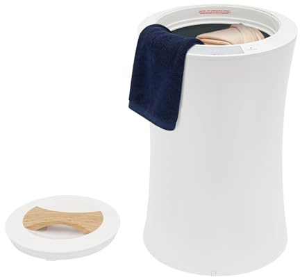 KAPIPALA Secchio scaldasalviette da 20 l, scaldasalviette con touch screen e 3 livelli, elettrico, autoportante, per bagno, salone, scaldasalviette compatto con timer