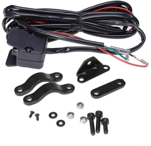 Telecomando per verricello elettrico con interruttore a bilanciere per manubrio, controllo via cavo da 12 V, WARN KFI SUPERWINCH Ramsey, impermeabile per ATV UTV fuoristrada