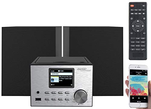 auvisio Internetradio: Micro-Stereoanlage mit Webradio, DAB+, FM, CD, Bluetooth, USB, 60 Watt (Micro Anlage mit Internetradio, Stereoanlage mit, Samsung Toner)