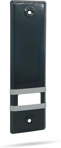 markiso® Rolladengurt Abdeckung ohne Ausbau aus Aluminium [160 mm | 2 Stück] – Einfache Montage ohne Gurtausbau | Gurtwickler Blende für Rolladengurte bis 23 mm | Farbe Anthrazit Lochabstand 160mm
