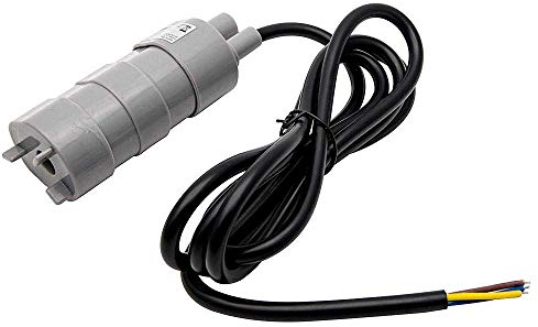 TOTMOX 12V 10 L/min Wohnmobil High Flow Wasserpumpe Tauchwalpumpe mit schwarzem Kabel