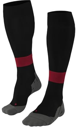 FALKE Damen Laufsocken RU Compression Energy W KH Funktionsmaterial mit Kompression 1 Paar, Schwarz (Black 3008) - Wadenumfang W1, 39-42