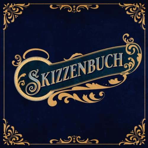 Skizzenbuch: quadratisch skizzenbuch mit 50 Blätter ( 100 Seiten )