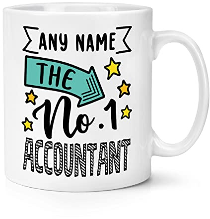Gift Base Personalisierbare Tasse Nr. 1 Buchhalter, 284 ml