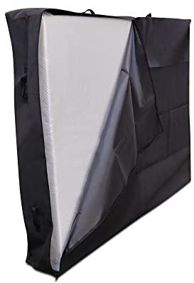 Housse de Matelas réutilisable - Rangement, Stockage, déménagement - Imperméable, Respirant - 8 poignées renforcées et Fermeture éclair (Matelas 120 x 200 x épaisseur 25 cm)