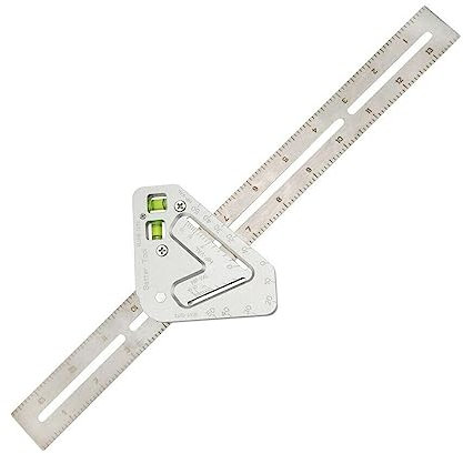 340mm/13 Level Angle Ruler Roof Revolutionizing Carpentry Multi-function Measuring Tool Angle Ruler