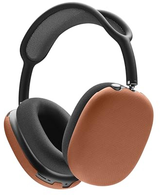 Latercase AirPods Max und AirPods Max 2, ultradünne 0,6 mm Aramidfaser-Hülle, leichte, 8 g dünne Schutzhülle, präziser Laserschnitt, matt, rutschfester Griff, Hellbraun, AirPods Max Zubehör