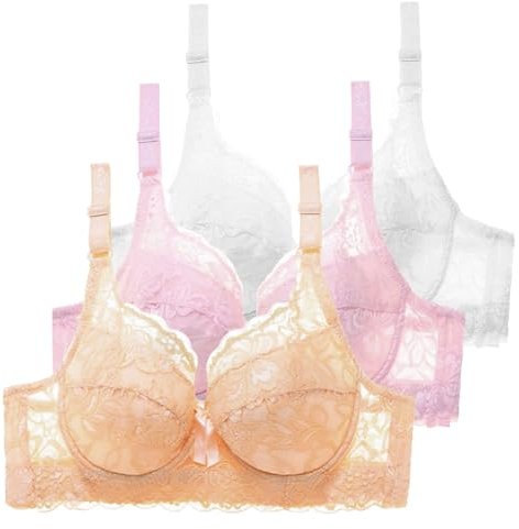 TYUIOP Ladies Sports Bras Minimiser Bras for Women UK 40F Longline Bra Push Up Bralette Minimiser Sports Women Plus Size G Cup Cotton Bra Liners Built in