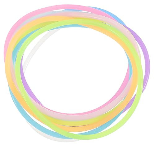 Ciieeo 50stücke Silikon Gelee Armbänder Leucht Armband Für Party Favors Retro-party Und Festivals Angenehm Zu Tragen Und Hautfreundlich
